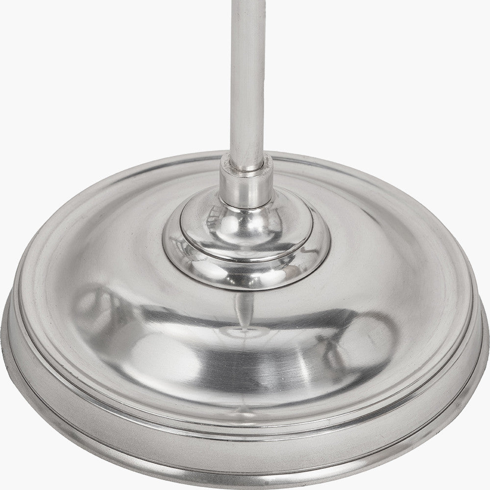 Auden Silver Metal Stick Floor Lamp Base