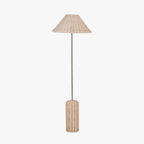 Hali Rattan Base and Shade Floor Lamp