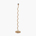Palau Rattan Wave Floor Lamp Base