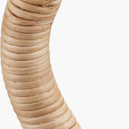 Palau Rattan Wave Floor Lamp Base