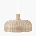 Caswell Natural Rattan Dome Pendant