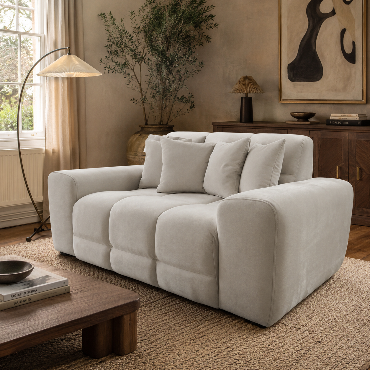 Jacob Sofa Natural 2 Seater