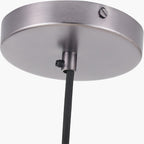 Kingston Clear Glass with Antique Bronze Fitting Elec Pendant