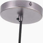 Bexley Clear Glass with Antique Bronze Fitting Elec Pendant