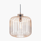 Dania French Gold Metal Wire Pendant