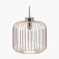 Dania French Gold Metal Wire Pendant
