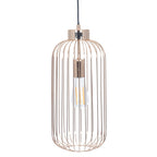 Dania French Gold Metal Wire Tall Pendant