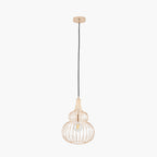 Dania French Gold Metal Wire Shaped Pendant
