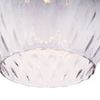 Lisbon Grey Optic Diamond Glass Pendant