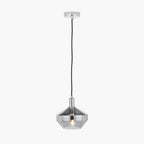 Jaxon Shiny Smoked Glass Domed Pendant