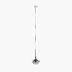 Jaxon Shiny Smoked Glass Domed Pendant