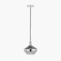 Jaxon Shiny Smoked Glass Domed Pendant