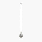 Jake Shiny Smoked Glass Pendant