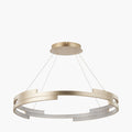 Sienna Gold Metal LED Ring Pendant
