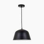 Amalie Black Metal Retro Pendant