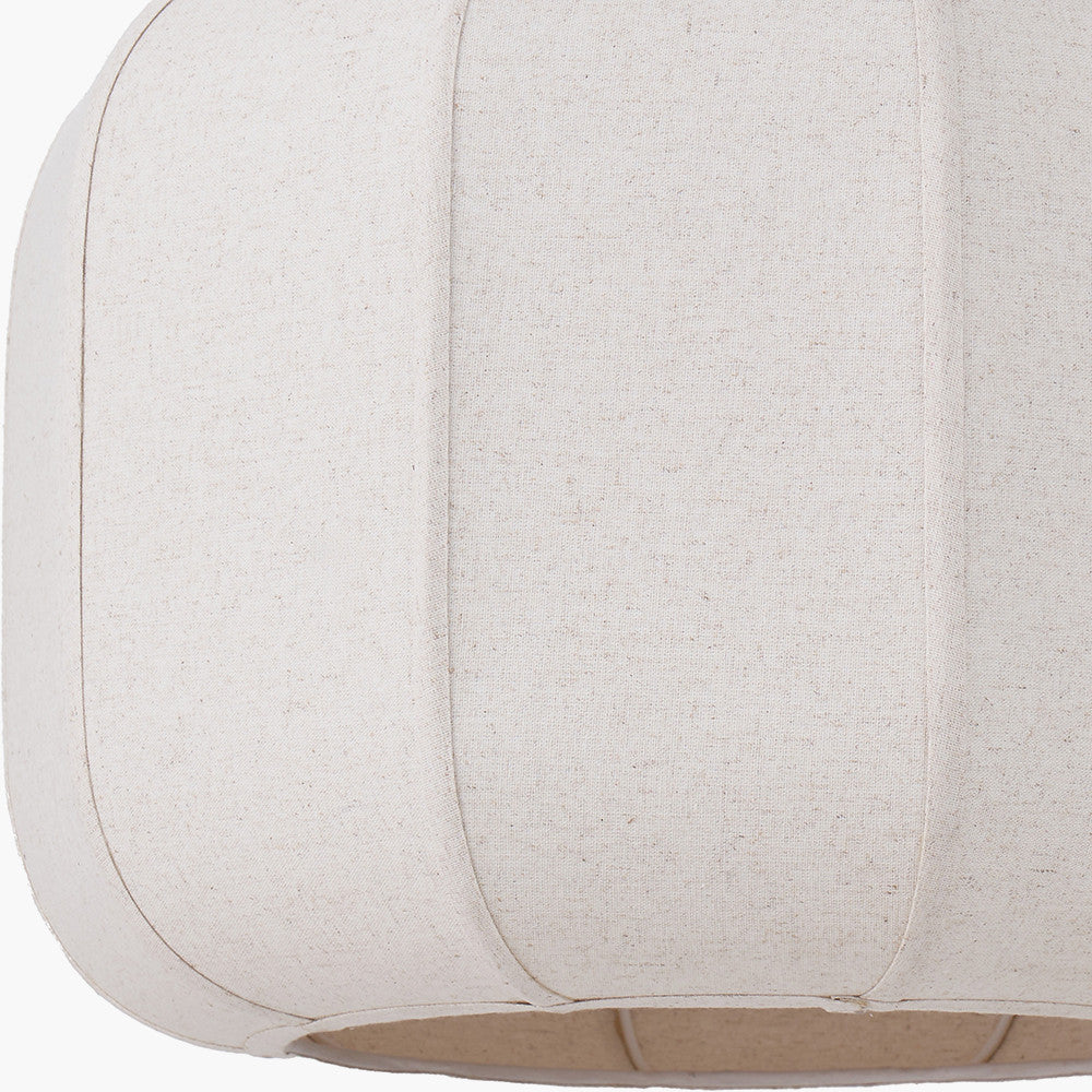Oscar Natural Linen Structured Pendant