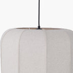 Oscar Natural Linen Structured Pendant