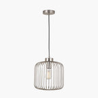 Dania Silver Metal Wire Pendant