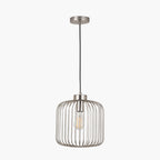 Dania Silver Metal Wire Pendant