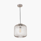 Dania Silver Metal Wire Pendant