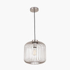 Dania Silver Metal Wire Pendant