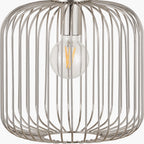 Dania Silver Metal Wire Pendant