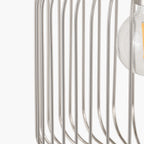 Dania Silver Metal Wire Pendant