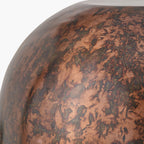 Mason Copper Effect Wide Domed Metal Pendant