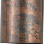 Mason Copper Effect Tall Domed Metal Pendant