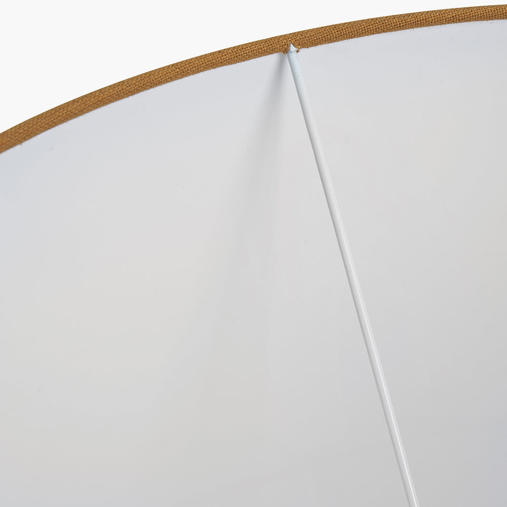 Winston 45cm Mustard Handloom Tapered Lampshade