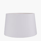 Winston 40cm White Handloom Tapered Lampshade