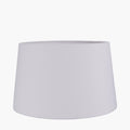 Winston 40cm White Handloom Tapered Lampshade