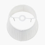 Lyndon 35cm Ivory Silk Mix Knife Pleat Tapered Lampshade