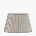 Lyndon 35cm Taupe Silk Mix Knife Pleat Tapered Lampshade