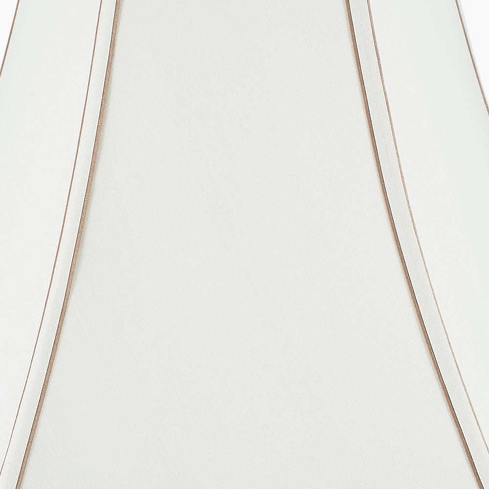 Lyla 50cm Cream Silk Mix Bowed Lampshade
