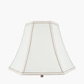 Lyla 30cm Cream Silk Mix Bowed Lampshade