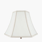 Lyla 40cm Cream Silk Mix Bowed Lampshade