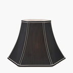 Lyla 40cm Black Silk Mix Bowed Lampshade