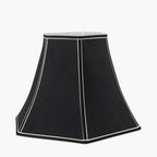 Lyla 40cm Black Silk Mix Bowed Lampshade