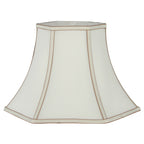 Lyla 40cm Cream Silk Mix Bowed Lampshade