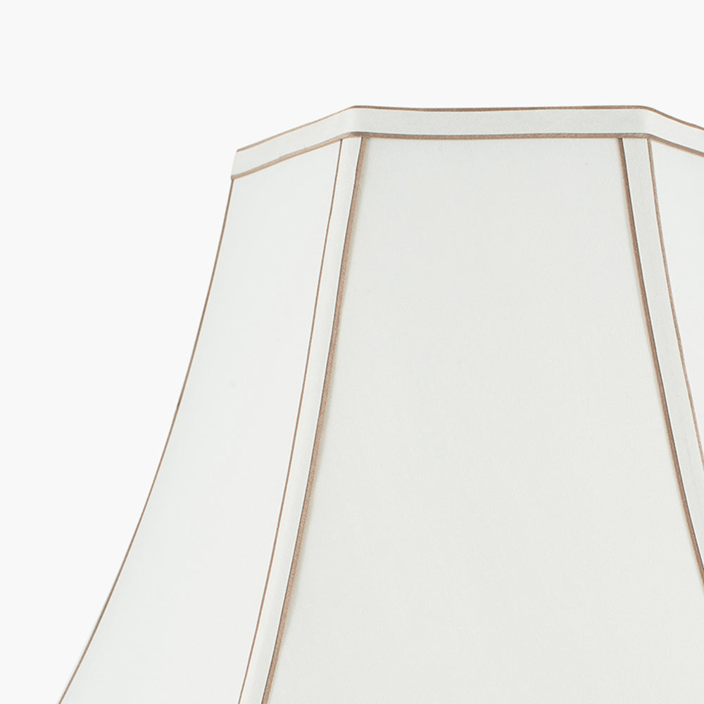 Lyla 50cm Cream Silk Mix Bowed Lampshade