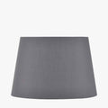 Adelaide 35cm Steel Grey Tapered Cotton Mix Lampshade