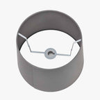 Adelaide 35cm Steel Grey Tapered Cotton Mix Lampshade
