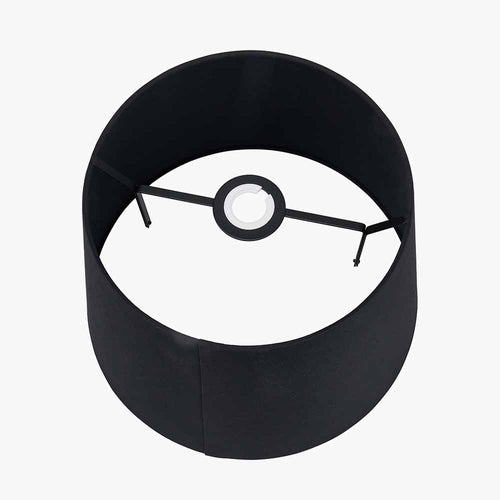 Adelaide 40cm Black Tapered Cotton Mix Lampshade