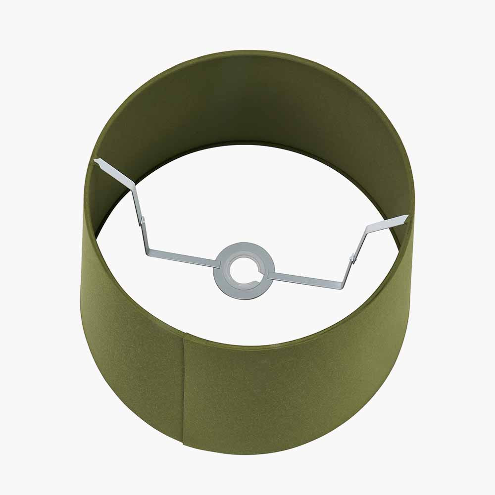 Adelaide 40cm Sage Tapered Cotton Mix Lampshade