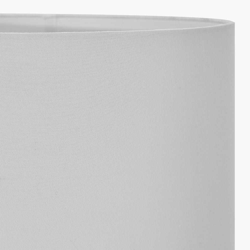 Harry 30cm Ivory Cotton Mix Cylinder Lampshade