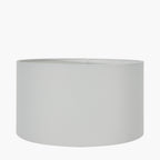 Harry 45cm Ivory Cotton Mix Cylinder Lampshade