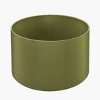 Harry 40cm Sage Cotton Mix Cylinder Lampshade