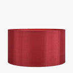 Zara 45cm Mulberry  Silk Lined Cylinder Lampshade