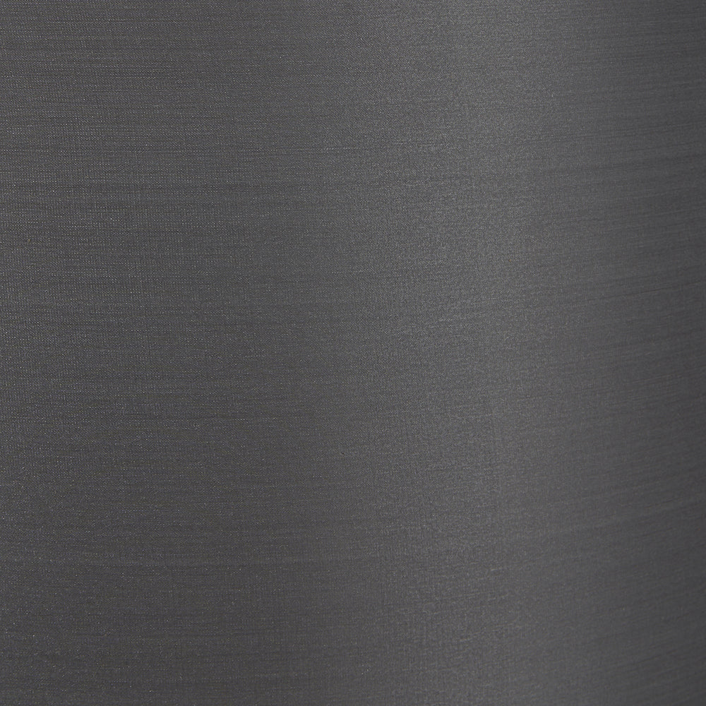 Zara 40cm Steel Grey Silk Lined Cylinder Lampshade